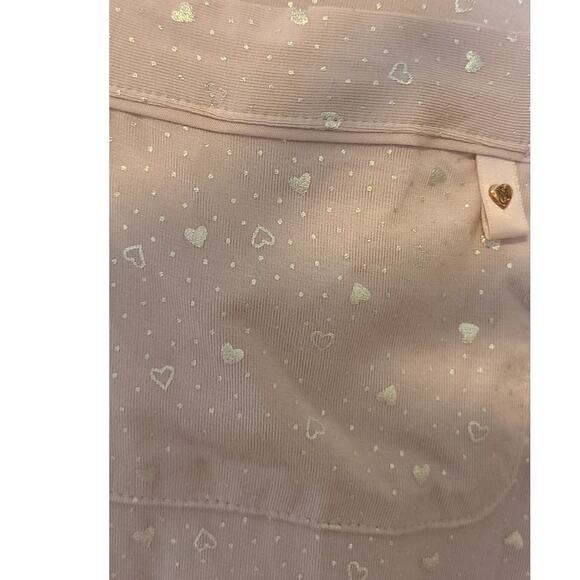 Victoria's Secret Pink Silver Heart Modal Soft Long Pajama Set-NEW- M - Picture 8 of 13